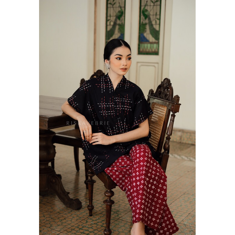 Riskavebrie - Pijar Raya Couple Set Hitam