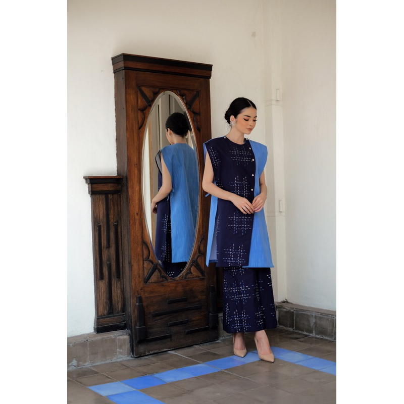 Riskavebrie - Pijar Raya Couple Set Biru