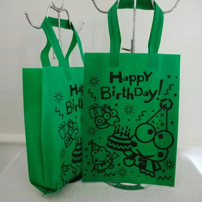 Tas Spunbond Happy Birthday Tas Souvenir Anak