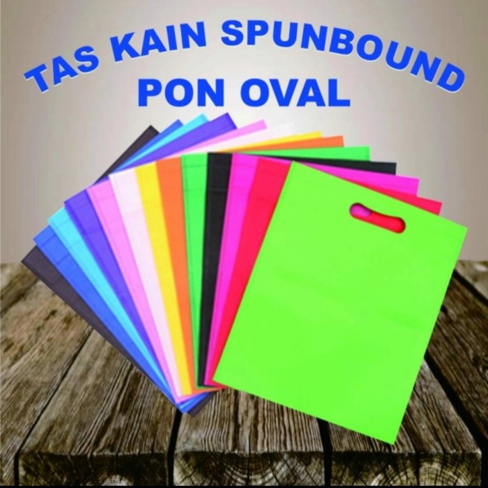 Tas Spunbond Goodiebag Oval Polos
