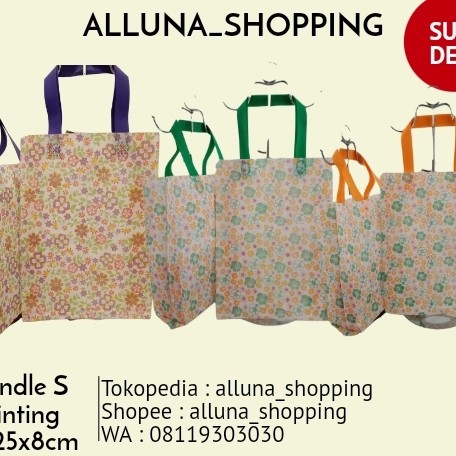 Tas Souvenir Spunbond Full Printing Tote Goodie bag