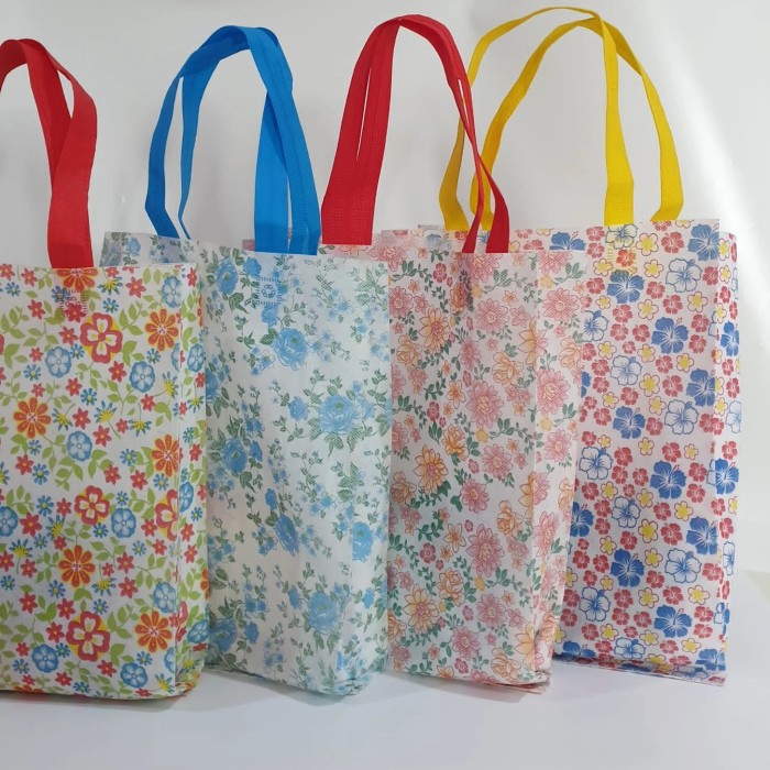 Tas Souvenir Spunbond Full Printing Tote Goodie bag