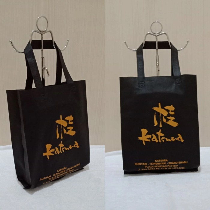 Tas Spunbond Goodie Bag Custom Desain Sablon