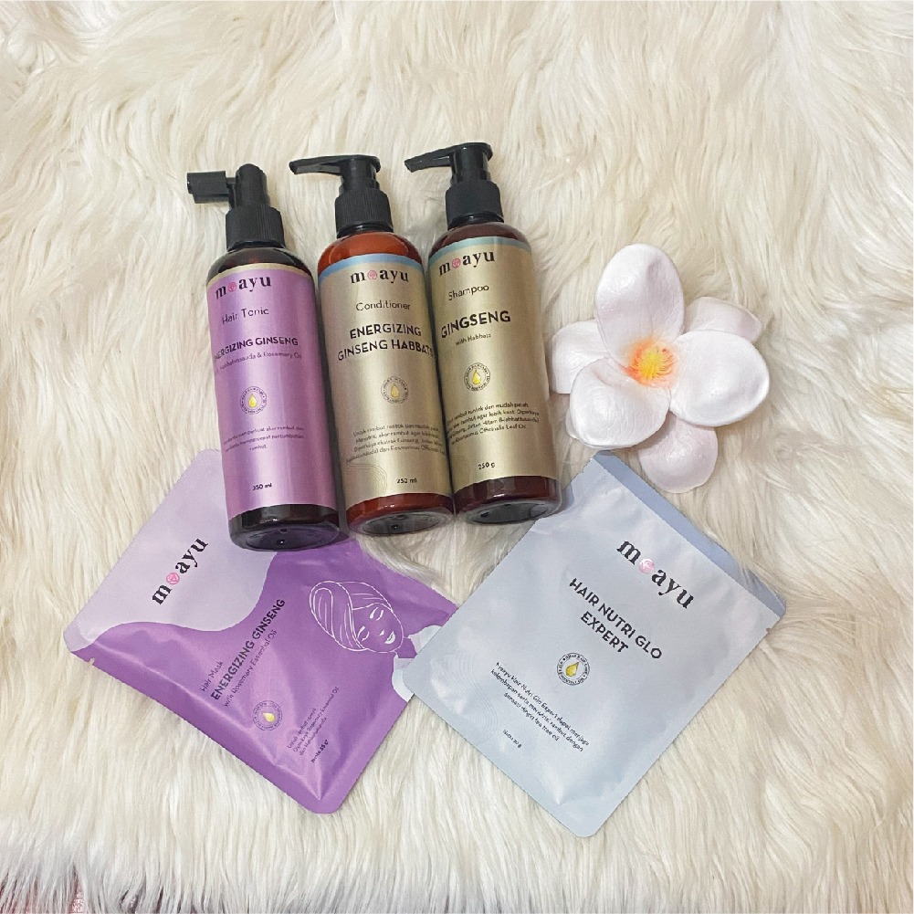 Paket Hair Growth Series 250ml Free Pouch MoAyu