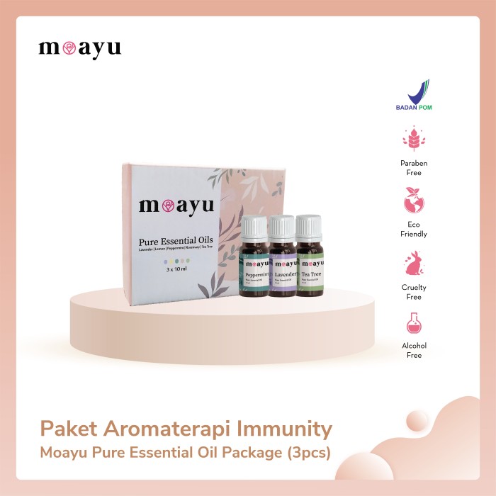 Moayu Pure Essential Oil Package 3 pcs