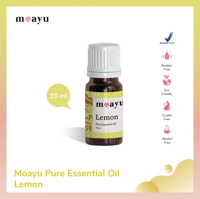 MOAYU PURE ESSENTIAL OIL LEMON 10 ML