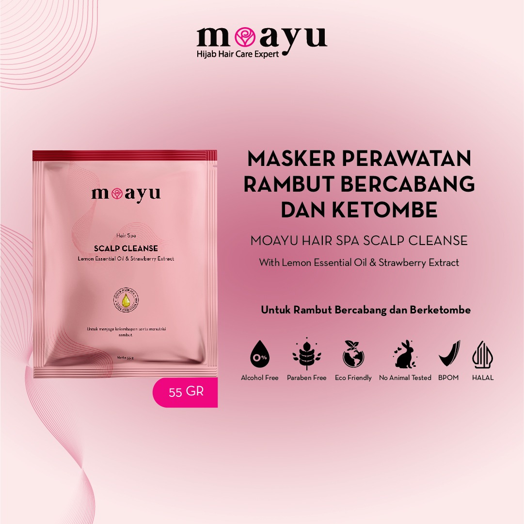 Hair Scalp Hair Care Set - Non SLS Perawatan Lengkap untuk Rambut Berminyak dan Berketombe