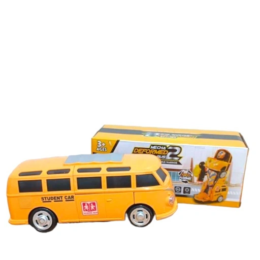 Image of MAINAN MOBIL VW MECHA DEFORMED SCHOL BUS(9923)