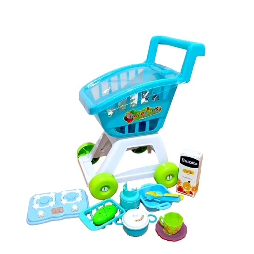Image of MAINAN ANAK TROLY BELANJA SUPERMARKET(ST1612-B-K)