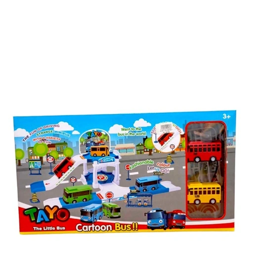 Image of MAINAN MOBIL PB DOS BUS TAYO PARKING TRACK(ZY-002MB)