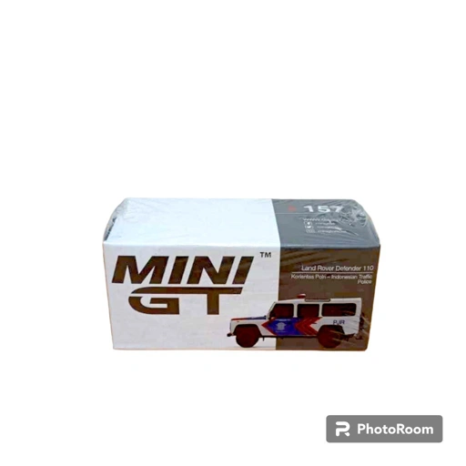 Image of MINI GT LAND ROVER DEFENDER 110 KORLANTAS POLRI-INDONESIAN TRAFFIC POLICE(MGT00157-R)