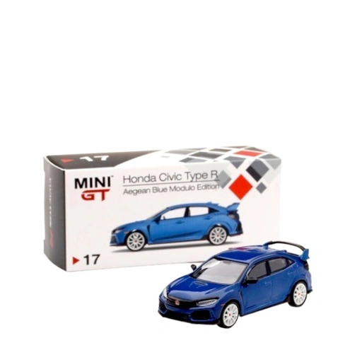 Image of MINI GT HONDA CIVIC TYPE R AEGEAN BLUE MODULO EDITION(MGT00017-R)
