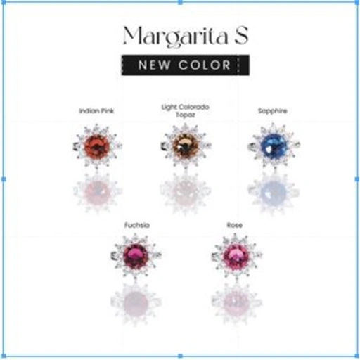 Image of Ghaniea-Brooch Swarovski MARGARITA