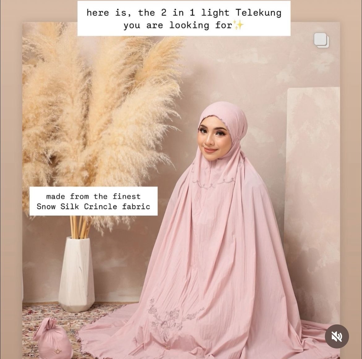 GHANIEA HERITAGE-TELEKUNG SULAM VINTAGE ROSE