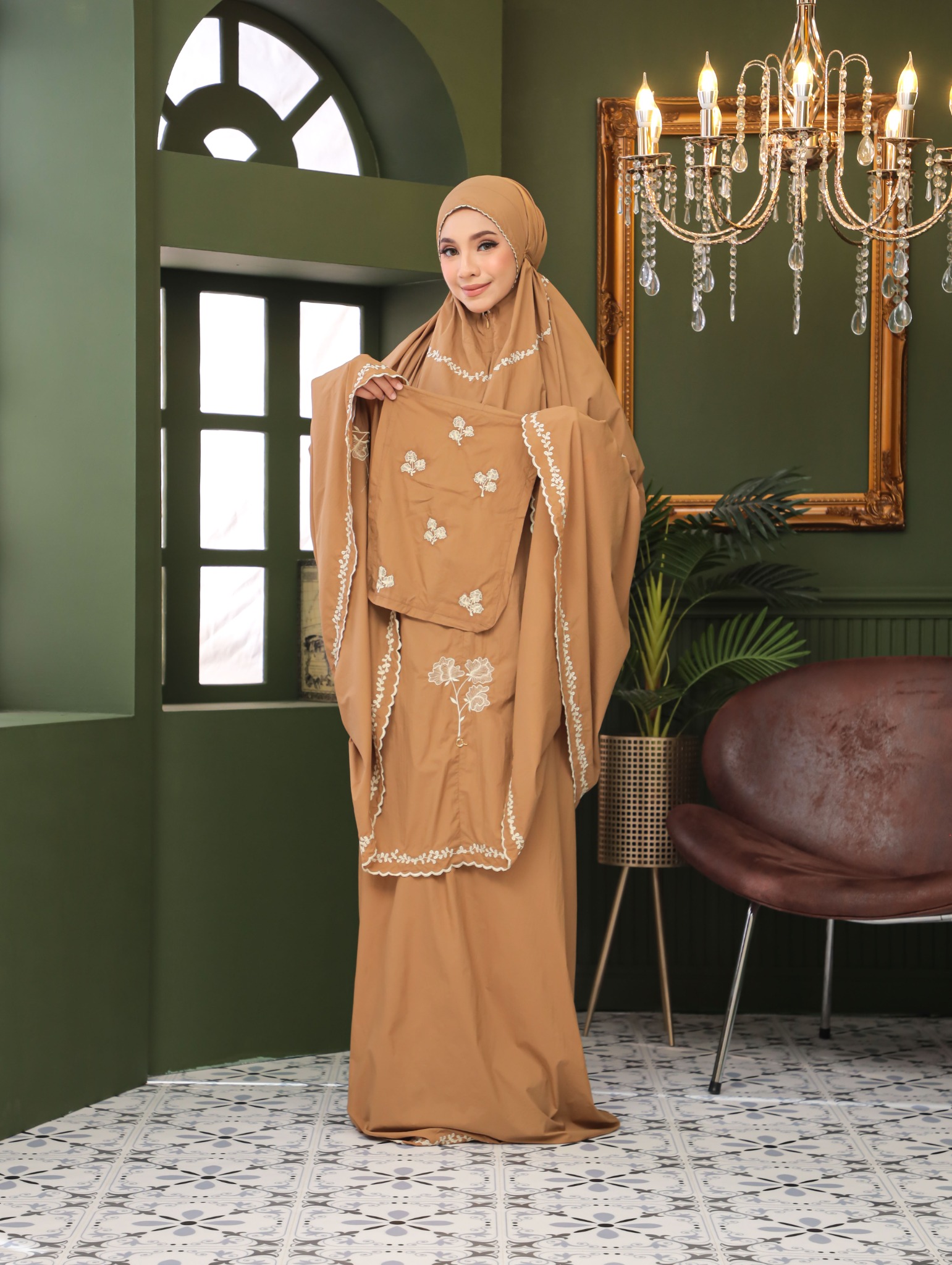 GHANIEA HERITAGE-TELEKUNG SULAM VINTAGE ROSE