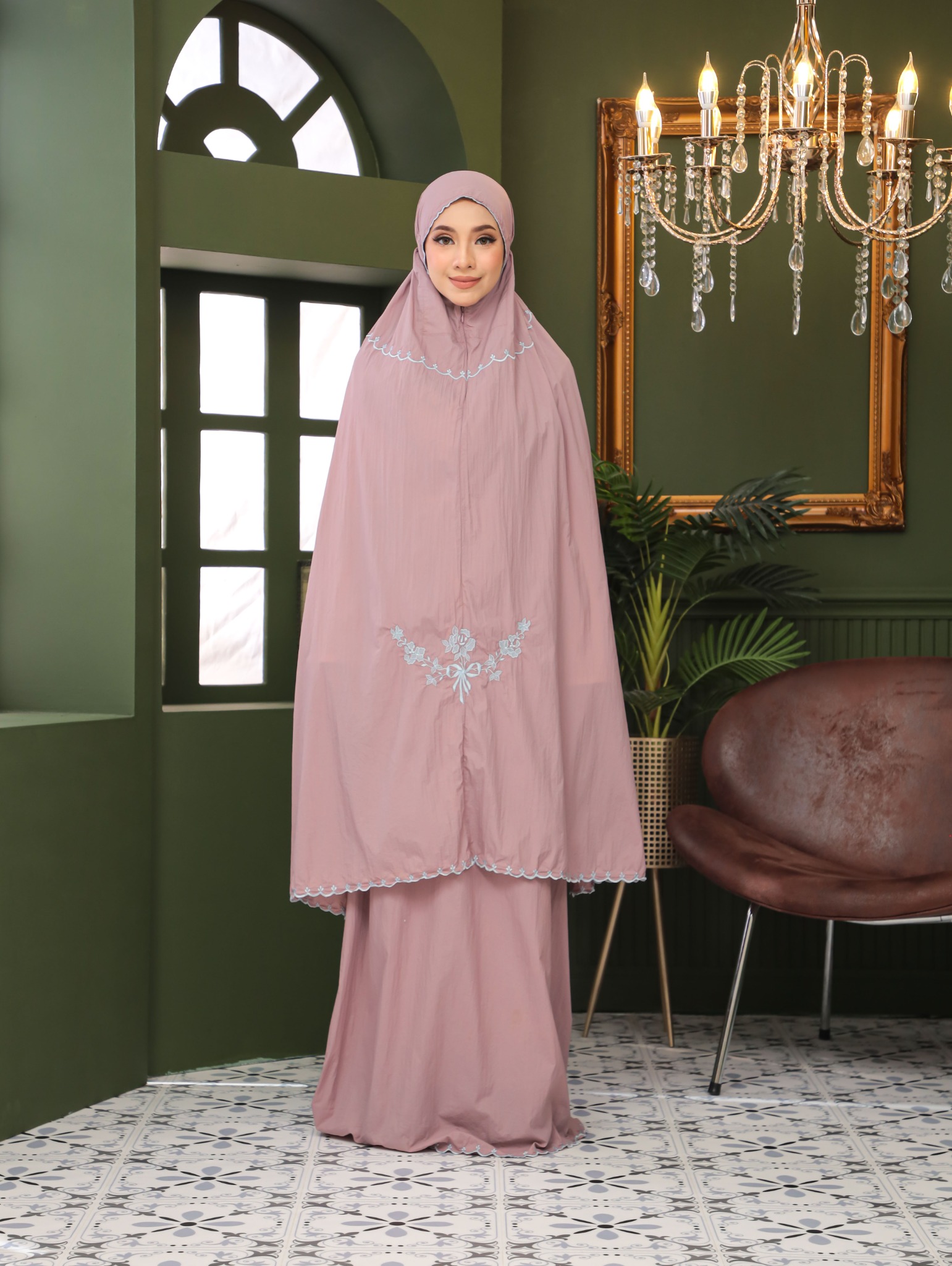 GHANIEA HERITAGE-TELEKUNG SULAM VINTAGE ROSE