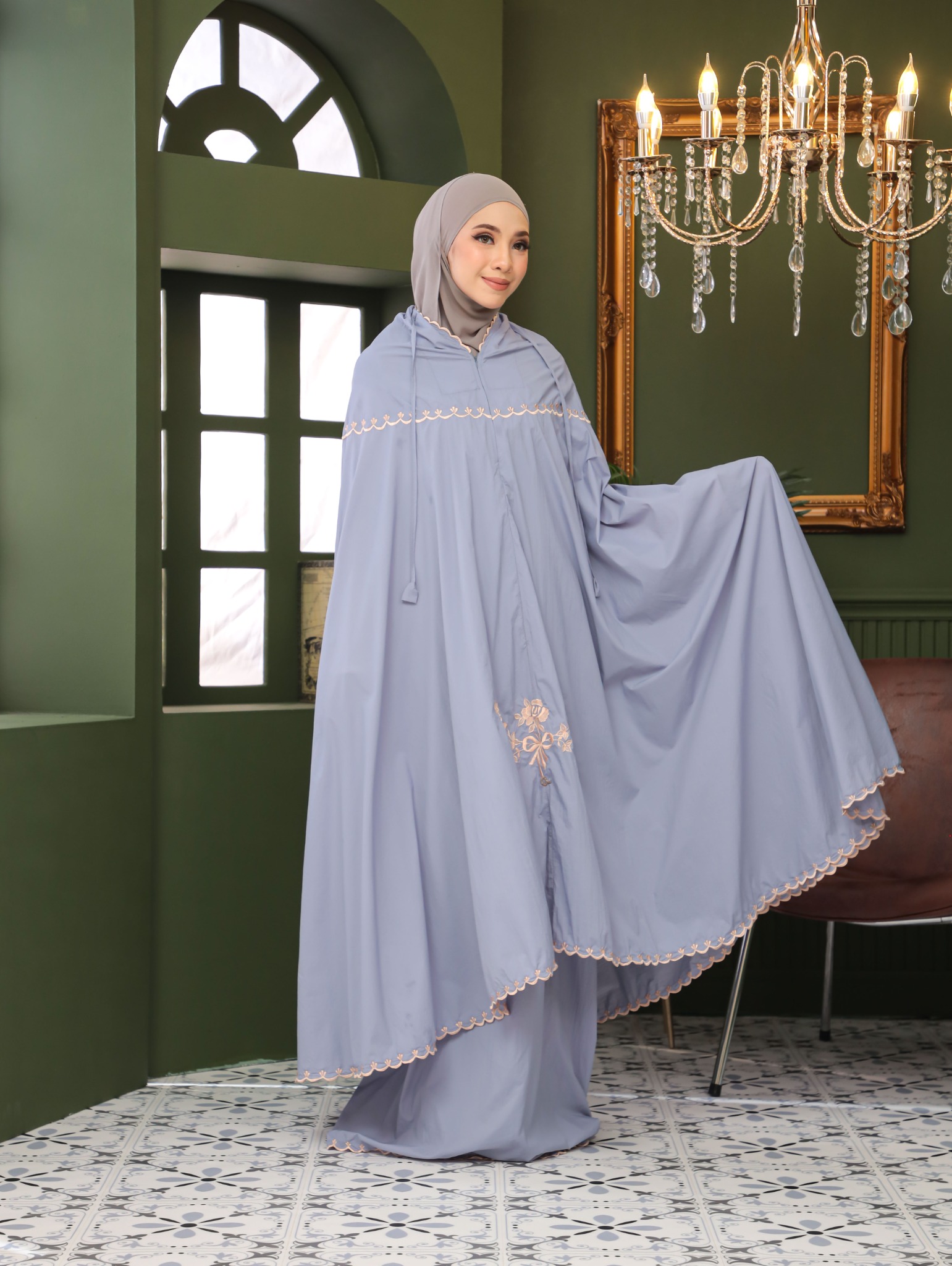 GHANIEA HERITAGE-TELEKUNG SULAM VINTAGE ROSE