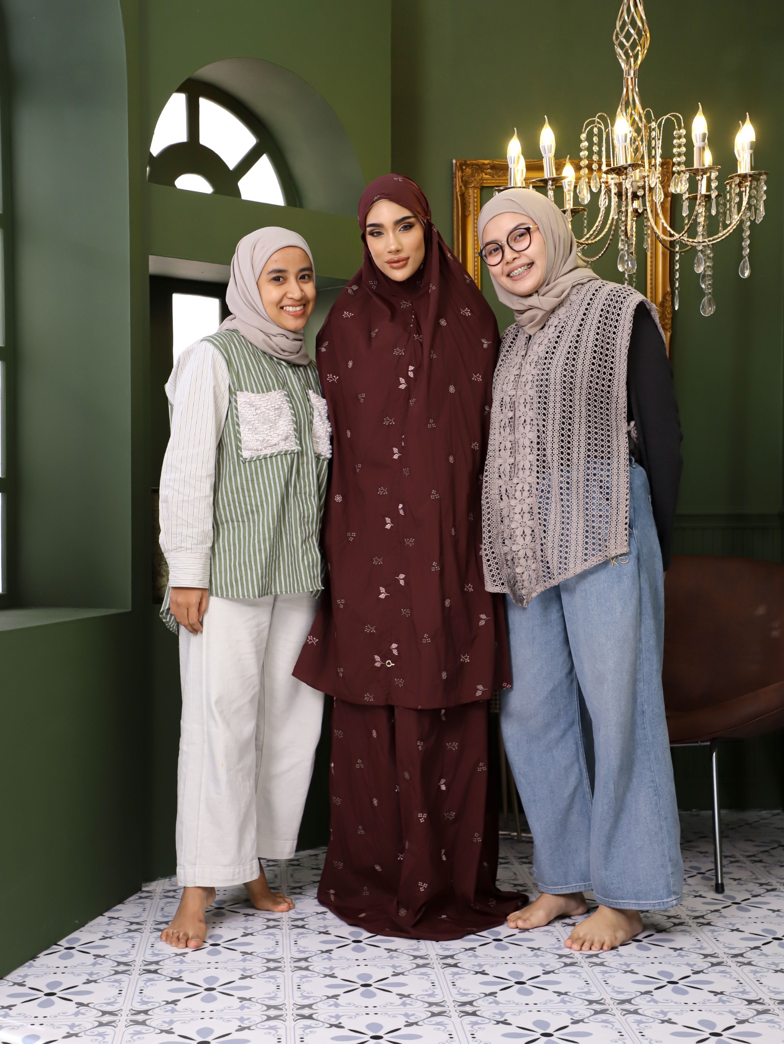 GHANIEA HERITAGE-TELEKUNG SULAM VINTAGE ROSE