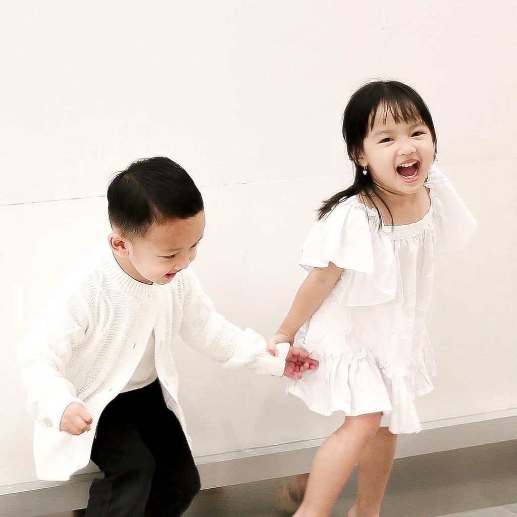 HAGE MAMA Kids Blanche Mini Dress