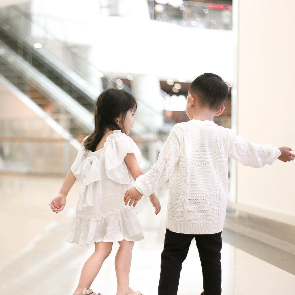 HAGE MAMA Kids Blanche Mini Dress