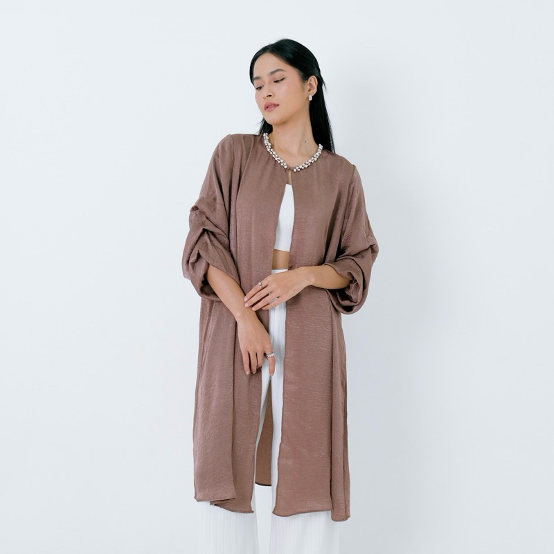 Renaette - AIRA OUTER - Outer Silk Payet - Atasan Wanita Kondangan Satin - Outer Shimmer Premium - Outer Lebaran