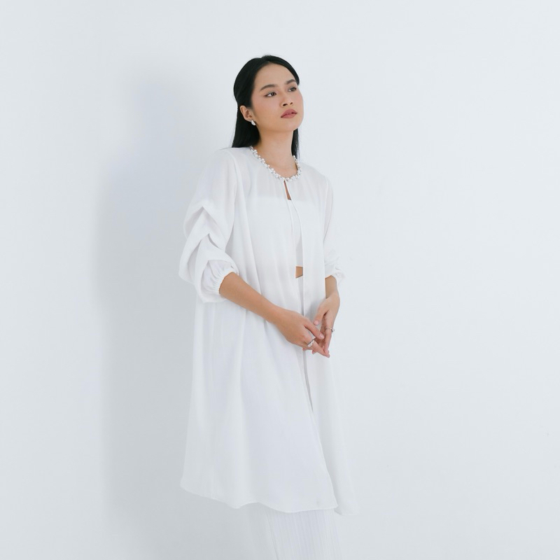 Renaette - AIRA OUTER - Outer Silk Payet - Atasan Wanita Kondangan Satin - Outer Shimmer Premium - Outer Lebaran