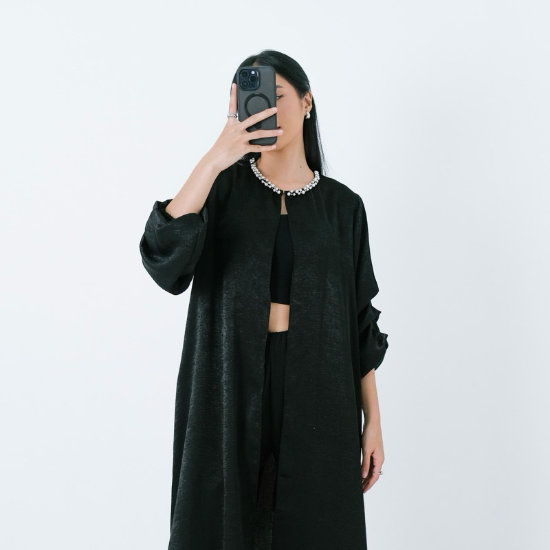 Renaette - AIRA OUTER - Outer Silk Payet - Atasan Wanita Kondangan Satin - Outer Shimmer Premium - Outer Lebaran