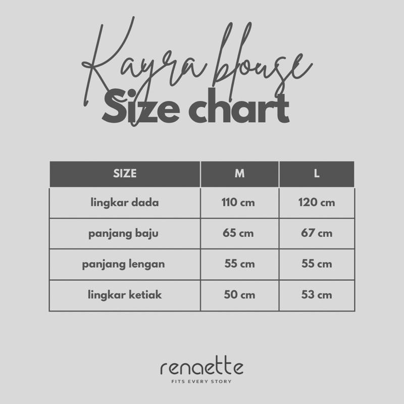 Renaette - KAYRA BLOUSE - Atasan Wanita - Baju Ruffle Kekinian - Blouse Kemeja Kerja - Blouse Korea Elegan