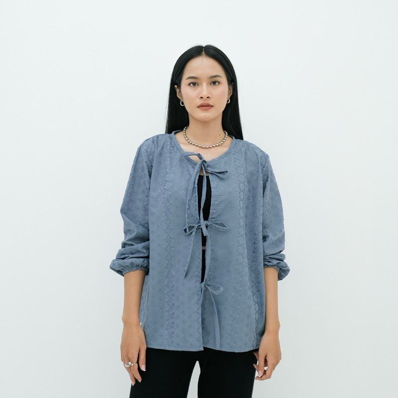 Renaette - SEINA OUTER - Atasan Bordir - Outer Brukat Tali Coquette Premium - Outer Simple Wanita Bordir Embroidery
