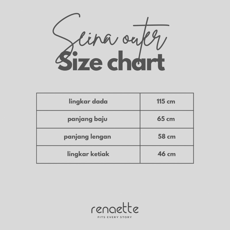 Renaette - SEINA OUTER - Atasan Bordir - Outer Brukat Tali Coquette Premium - Outer Simple Wanita Bordir Embroidery