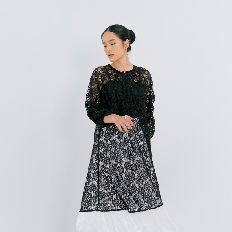 Renaette - SYIFA TUNIK - Atasan Brukat - Tunik Kondangan - Lace Brukat - Kebaya Modern