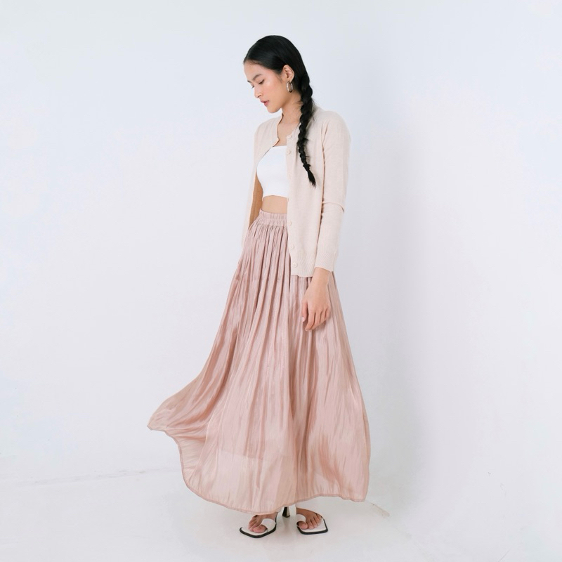 Renaette - LEAN SHIMMER - Skirt Lebaran - Rok Kondangan - Shimmer Wanita