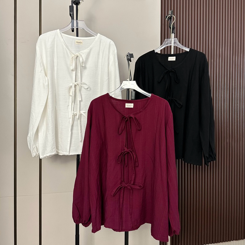 Renaette - ADELIA OUTER - Outer Tali Coquette - Atasan Wanita - Coquette top - Lacy Brukat
