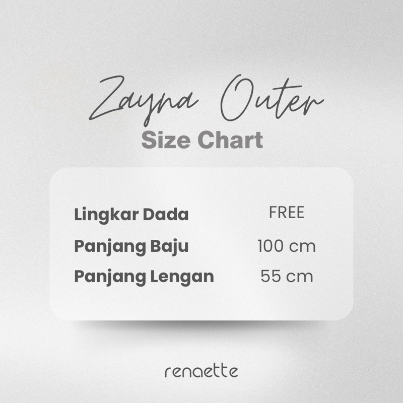 Renaette - ZAYNA LACE OUTER - Long Outerwear Brukat - Outfit Lebaran - Outer Kondangan Modern