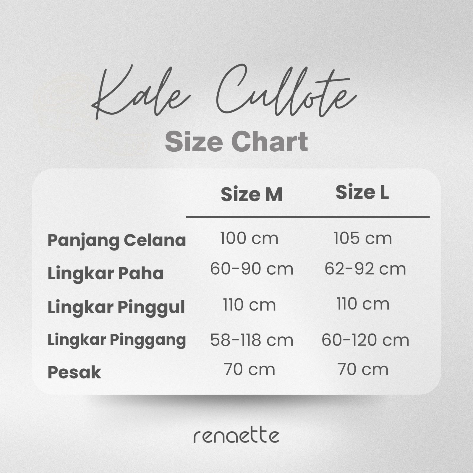 Renaette - KALE PLEATS CULLOTE - Bawahan Highwaist - Kulot Wanita Premium - Celana Panjang Wanita - Loose Pants - Flare Pants