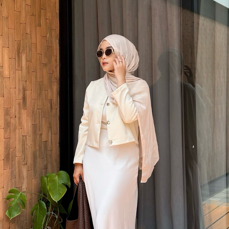 Renaette - JAZY BLAZER - Atasan Formal Wanita - Blazer Polos Korean Style
