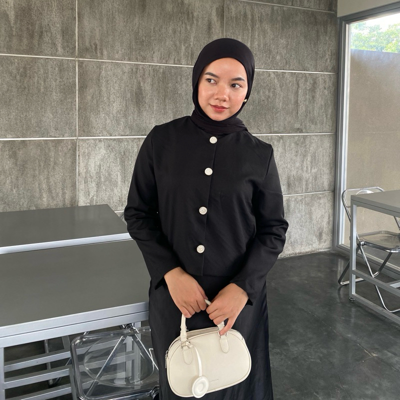 Renaette - JAZY BLAZER - Atasan Formal Wanita - Blazer Polos Korean Style