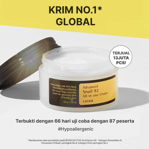 Image of COSRX Advanced Snail 92 All In One Cream 100ml