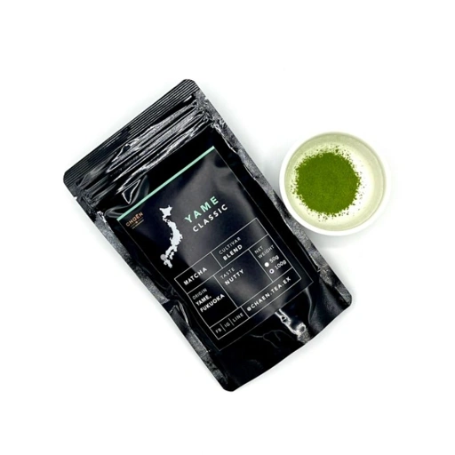 Image of Yame Matcha Classic 100g ชาเขียวมัทฉะคลาสสิค เมือง ยาเมะ จังหวัด ฟูกุโอกะ : มัทฉะเกรดพิธี (Ceremonial Grade)