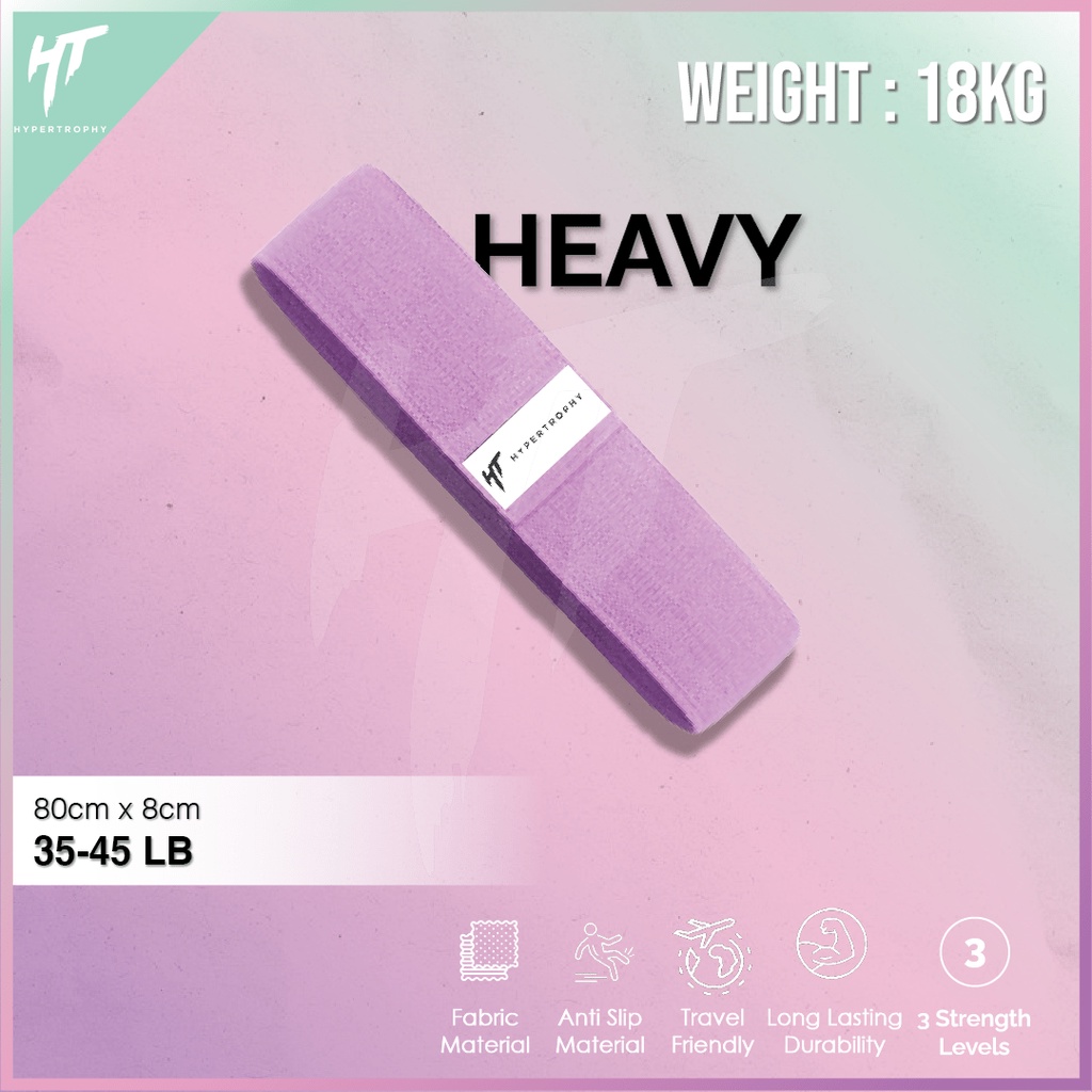 Fabric Hip Booty Squat Resistance Power Band Fitness Home Workout Gym Yoga Alat Karet Loop Elastic Stretching