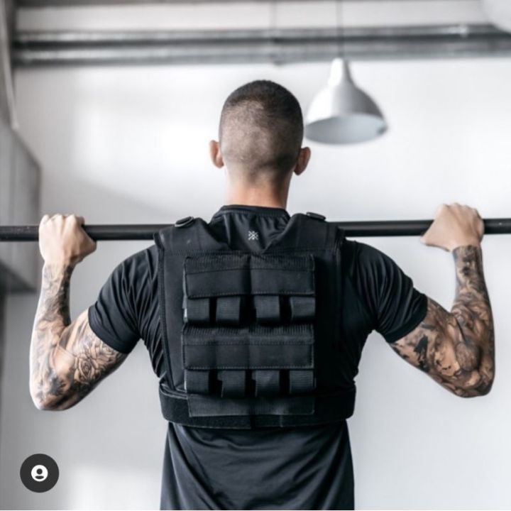 Adjustable Weight Vest Rompi Olahraga Beban Pemberat Badan Bending Crosssfit Fitness Gym Hypertrophy