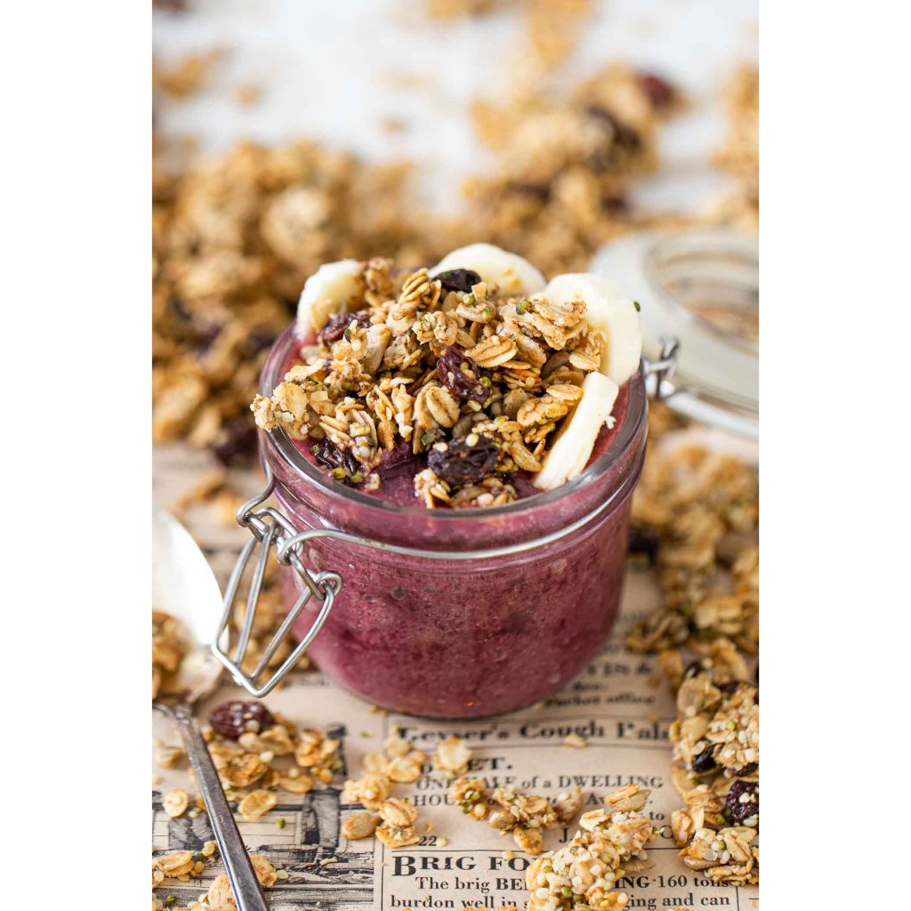 Gainola Premium Organic Roasted Granola Pure Healthy Alami Panggang Organik Tanpa Pengawet