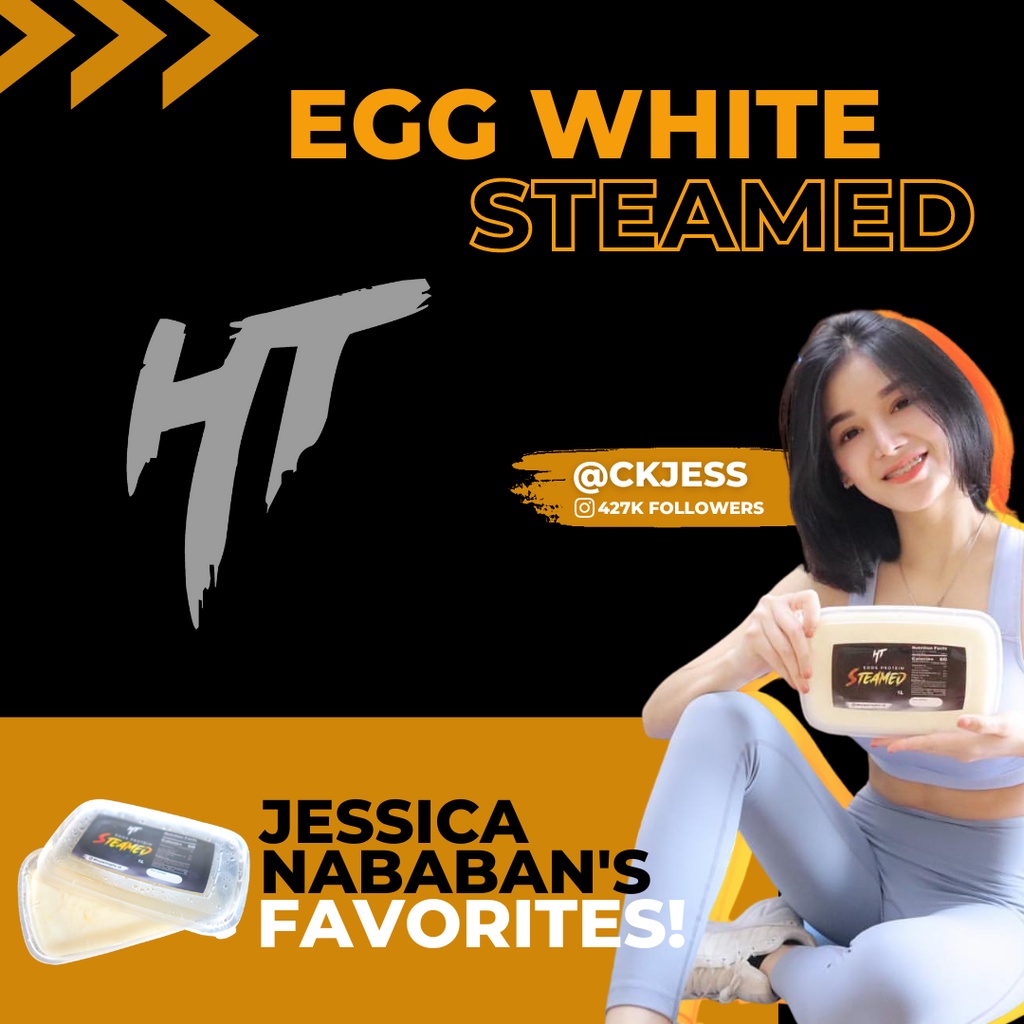 Hypertrophy Egg White Steam Putih Telur Pasteurisasi Kukus Matang Premium Murni Suplemen Whey Protein Cair Tanpa Kalori Lemak