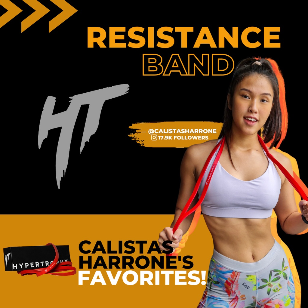 Alat Fitness Resistance / Power Band Merah Light - (12-30 pounds / 5,4-13,6kg) Body Premium Latex Stretching Pull Up Elastis Home Workout Gym Yoga Olahraga Senam Aerobik Kettler