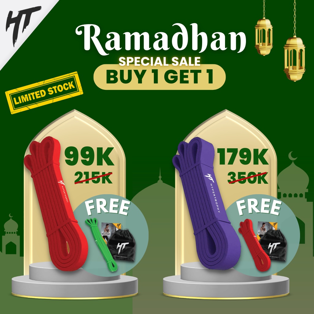 [LIMITED SALE] Egg White Protein + Home Workout Resistance Fitness Band/ Alat Olahraga Rumah Portable