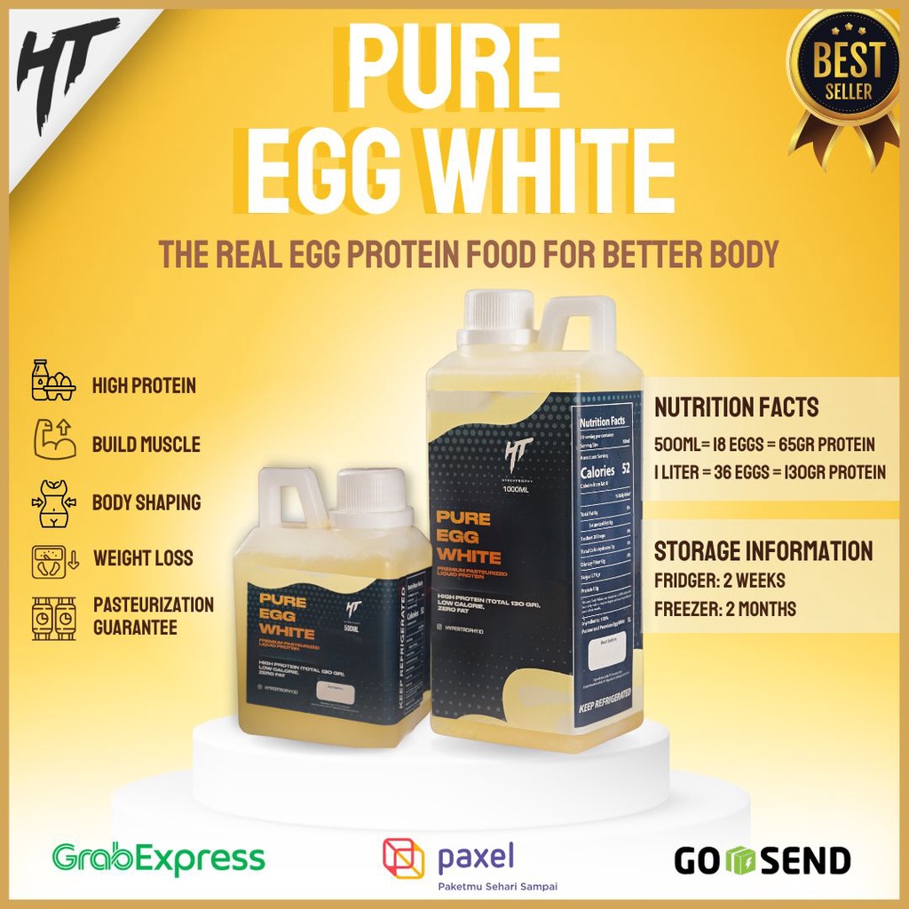 [LIMITED SALE] Egg White Protein + Home Workout Resistance Fitness Band/ Alat Olahraga Rumah Portable