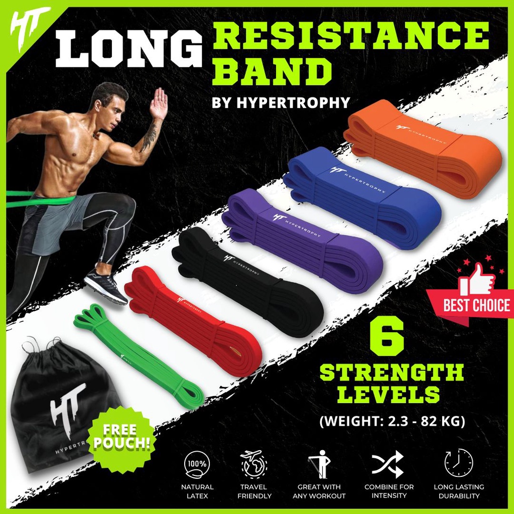 [LIMITED SALE] Egg White Protein + Home Workout Resistance Fitness Band/ Alat Olahraga Rumah Portable