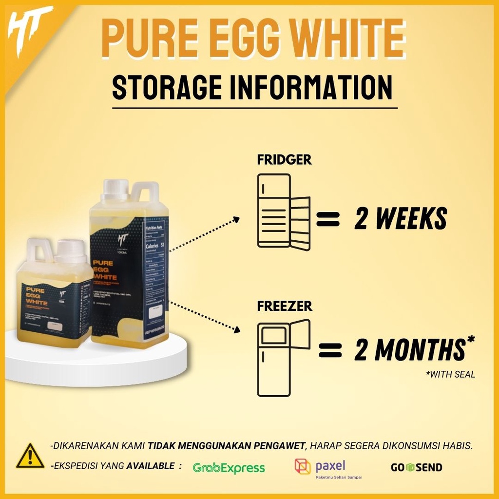 Hypertrophy Egg White Liquid Cairan Putih Telur Pasteurisasi Premium Tanpa Bakteri Suplemen Whey Protein Cair Tanpa Kalori Lemak