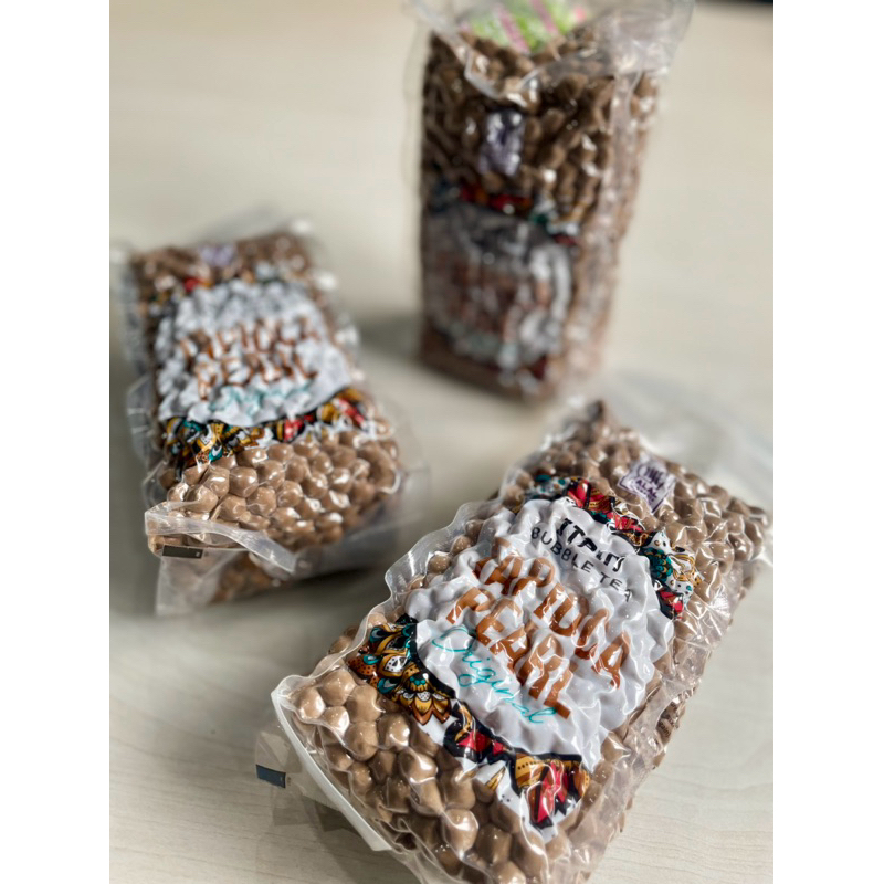 Boba Tapioka Pearl Itpin Original 1 Kg - Tersedia Harga Grosir Per Dus isi 12 kg