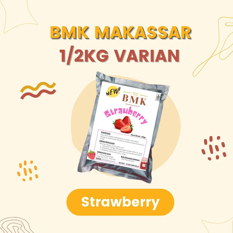 Bubuk Minuman BMK 500 gram ( setengah kg ) - Bubuk Minumanku Setengah Kilo